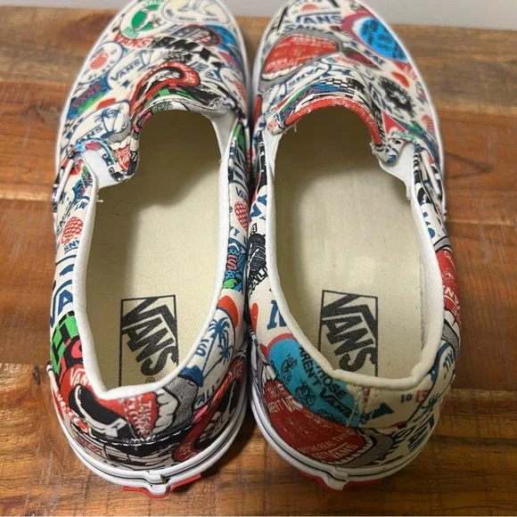 Vans Off The Wall History Slip On Sneakers, Men’s 9.5 - Picture 3 of 7